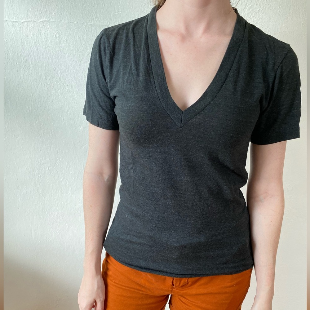 Unisex American Apparel V-Neck Tee